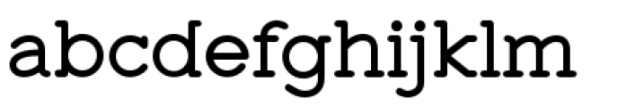 Zolano Serif BTN Bold Font LOWERCASE