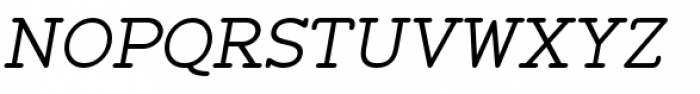 Zolano Serif BTN Oblique Font UPPERCASE