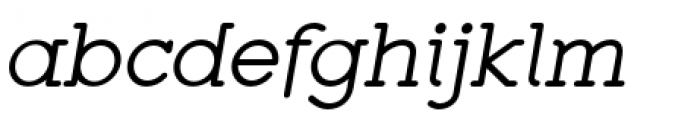 Zolano Serif BTN Oblique Font LOWERCASE