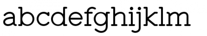Zolano Serif BTN Regular Font LOWERCASE