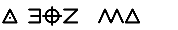 ZODIACCIPHER Font UPPERCASE