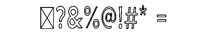 ZOMBI DRAGON Font OTHER CHARS