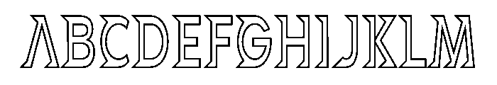 ZOMBI DRAGON Font UPPERCASE