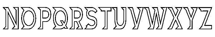 ZOMBI DRAGON Font UPPERCASE