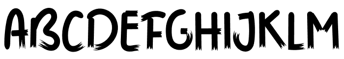 ZOMBIE Font UPPERCASE