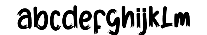 ZOMBIE Font LOWERCASE