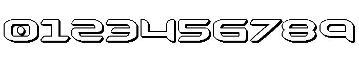 Zodiac Key 3D Font OTHER CHARS