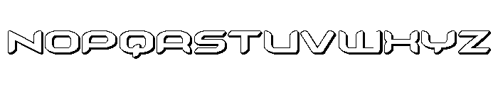 Zodiac Key 3D Font UPPERCASE