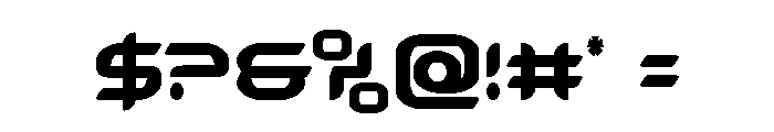 Zodiac Key Condensed Font OTHER CHARS