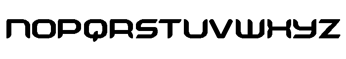 Zodiac Key Condensed Font LOWERCASE
