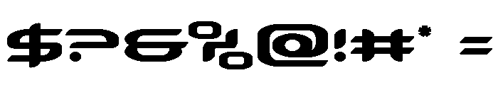 Zodiac Key Expanded Font OTHER CHARS