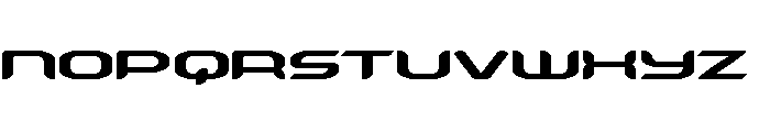 Zodiac Key Expanded Font LOWERCASE