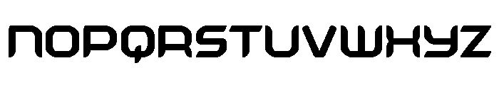 Zodiac Key Extra-Condensed Font LOWERCASE