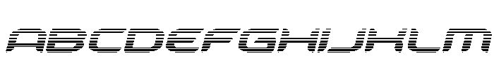 Zodiac Key Gradient Italic FONT