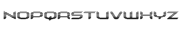 Zodiac Key Gradient Font UPPERCASE