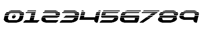 Zodiac Key Halftone Italic Font OTHER CHARS