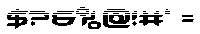 Zodiac Key Halftone Font OTHER CHARS