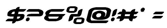 Zodiac Key Italic Font OTHER CHARS
