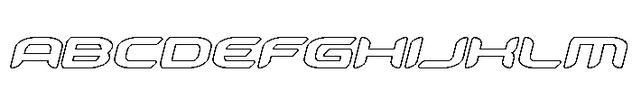 Zodiac Key Outline Italic FONT