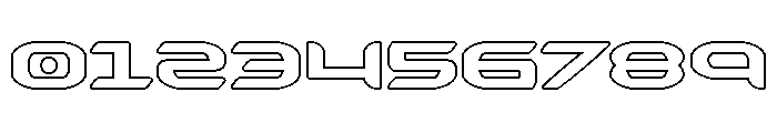 Zodiac Key Outline Font OTHER CHARS