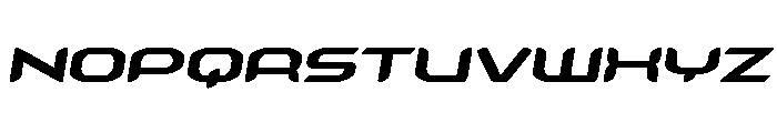 Zodiac Key Semi-Italic Font UPPERCASE