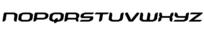 Zodiac Key Semi-Italic Font LOWERCASE