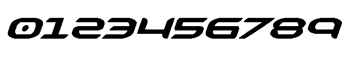 Zodiac Key Super-Italic Font OTHER CHARS