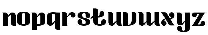 Zoika bold Font LOWERCASE