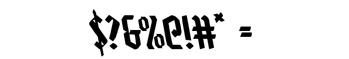 Zollern Leftalic Font OTHER CHARS