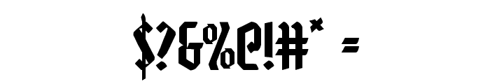Zollern Regular Font OTHER CHARS
