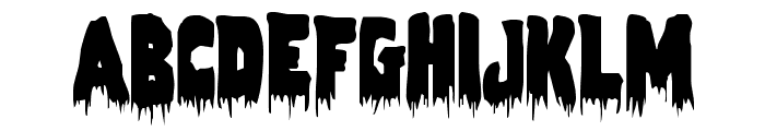 Zombie Control Condensed Font UPPERCASE