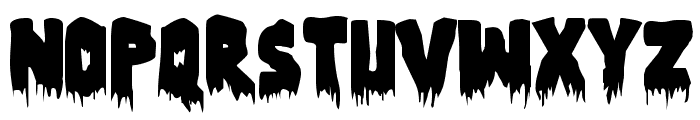 Zombie Control Font UPPERCASE