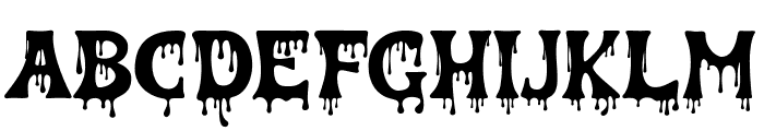 Zombie Feast Free Regular Font UPPERCASE