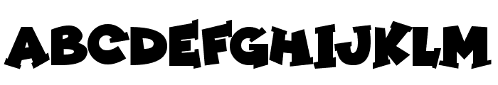 Zombie Night Font UPPERCASE