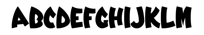 Zombie Zone Font UPPERCASE
