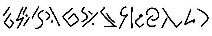 Zomper Glyphs FONT