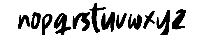 Zoneste PERSONAL USE ONLY! Font LOWERCASE