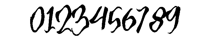 Zonijone Regular Font OTHER CHARS