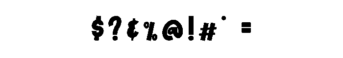 Zoo Carnival Font OTHER CHARS
