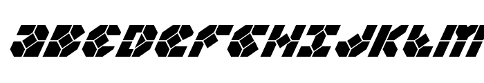 Zoom Runner Super-Italic Font UPPERCASE