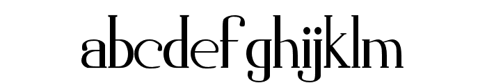 Zorus Serif Font LOWERCASE