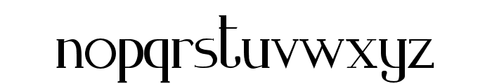 Zorus Serif Font LOWERCASE
