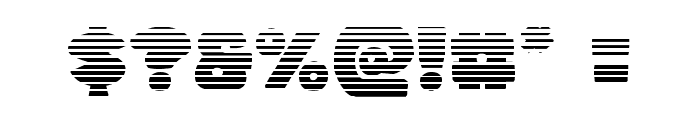Zounderkite Gradient Font OTHER CHARS