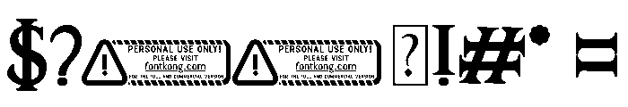 Zovaline PERSONAL USE ONLY! Font OTHER CHARS