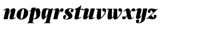 Zocalo Display Black Italic Font LOWERCASE