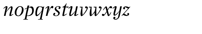 Zocalo Display Regular Italic Font LOWERCASE