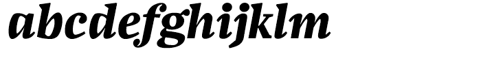 Zocalo Text Bold Italic Font LOWERCASE