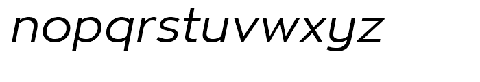 Zona Pro Regular Italic Font LOWERCASE