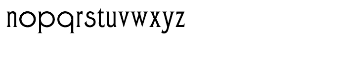 Zone Common Font LOWERCASE