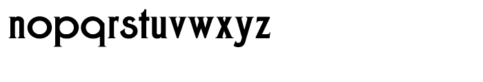 Zone Extra Bold Common Font LOWERCASE